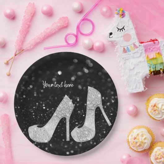 グラムシューズハイヒール用すべての行事 ペーパープレート (パーティー)