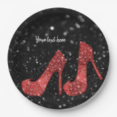 グラムシューズハイヒール用すべての行事 ペーパープレート (正面)