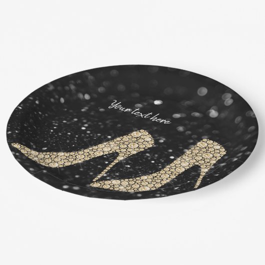 グラムシューズハイヒール用すべての行事 ペーパープレート (アングル)