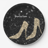 グラムシューズハイヒール用すべての行事 ペーパープレート (正面)