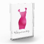 グラムシルエフェミニンットインスパイアのアクリルブロック フォトブロック (左)