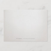 グラムシルバーアートデコヴィンテージウェディングアコモデーション エンクロージャーカード (裏面)