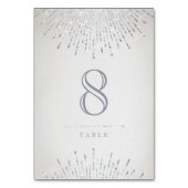 グラムシルバーアートデコヴィンテージウェディングテーブルカード テーブルナンバー (裏面)