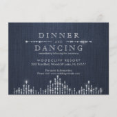 グラムシルバーアートデコヴィンテージウェディング披露宴 エンクロージャーカード (正面)