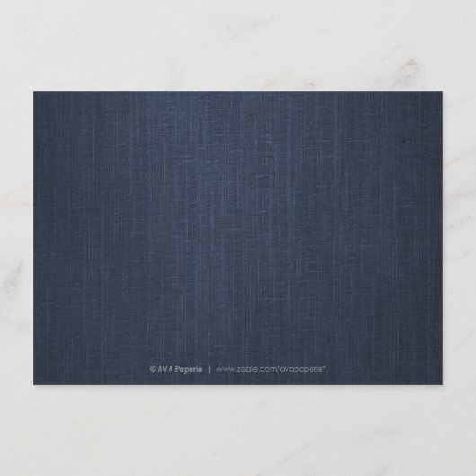 グラムシルバーアートデコヴィンテージウェディング披露宴 エンクロージャーカード (裏面)