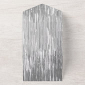 グラムシルバーギリズスパークル結婚ズ オールインワン招待状 (外側)