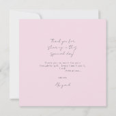 グラムシルバーグリッターアンドピンクブライダルシャワー感謝してい (裏面)