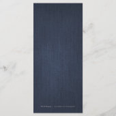 グラムシルバーグリッターデコヴィンテージ結婚式メニュー メニュー (裏面)