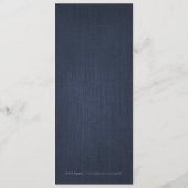 グラムシルバーグリッターデコヴィンテージ結婚式メニュー メニュー (裏面)