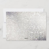 グラムシルバーグリッターハッピーホリデイズスクリプト1写真 シーズンカード (裏面)