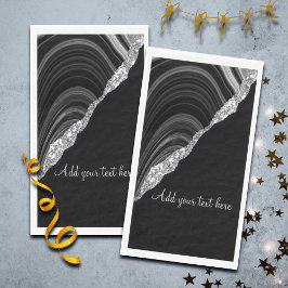 グラムシルバーグリッターブラックフェスティバル