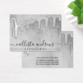 グラムシルバーシックグリッタードリップスブレスレットディスプレイ (デスク)