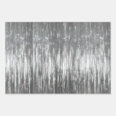 グラムシルバーストライプズ結婚ズ ラッピングペーパーシート (正面)