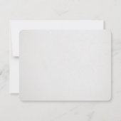 グラムシルバーデコヴィンテージパーソナライズされた具 ノートカード (裏面)