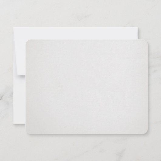 グラムシルバーデコヴィンテージパーソナライズされた具 ノートカード (裏面)