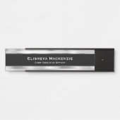 グラムシルバープロフェッショナルオフィスドアサインシンボルや象徴 サインプレート (正面)