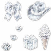 グラムシルバーボウ シール (正面)