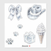 グラムシルバーボウ シール (シート)