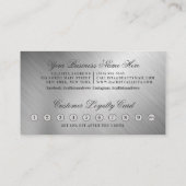 グラムシルバーメタリックグリッタードリップロイヤリティ ロイヤリティカード (裏面)