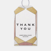 グラムジオメトリックダイヤモンドありがとう ギフトタグ (正面)