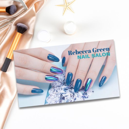 グラムスタイリストマニキュリストネイルアーティストネイルサロン 名刺