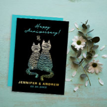 グラムスタイリッシュかわいいアニバーサリーグラデーション青い猫