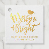 グラムスタイリッシュと明メリーるいクリスマスの鳥の型 フェイバータグ (正面)