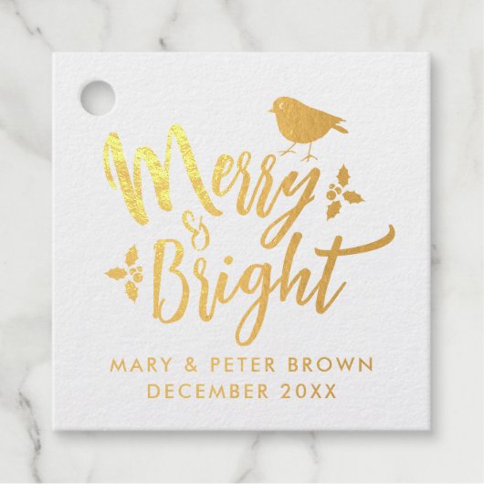 グラムスタイリッシュと明メリーるいクリスマスの鳥の型 フェイバータグ (正面)