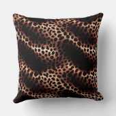 グラムスタイリッシュバラ金ゴールド赤面ピンク紙吹雪 クッション (裏面)