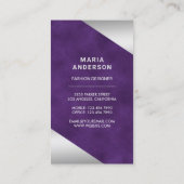 グラムスターズ紙吹雪シルバーフォイルパリエッフェルタワー 名刺 (裏面)