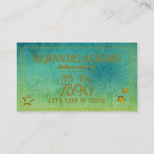 グラムスターリーナイツサーフヴィンテージ 名刺 (裏面)