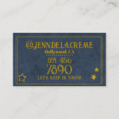 グラムスターリーナイツネイビーヴィンテージ 名刺 (裏面)