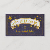 グラムスターリーナイトブルードットヴィンテージ 名刺 (正面)