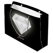 グラムスパルクルソリティアダイヤモンドブラック  ラージペーパーバッグ (裏面アングル)