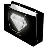 グラムスパルクルソリティアダイヤモンドブラック  ラージペーパーバッグ (正面アングル)