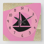 グラムセイル スクエア壁時計 (正面)