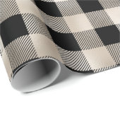 グラムタンブラックバッファロープレイド ラッピングペーパー (ロールコーナー)