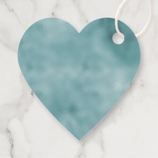 グラムターコイズティール（緑がかった色）ブルーグリッター フェイバータグ (裏面)