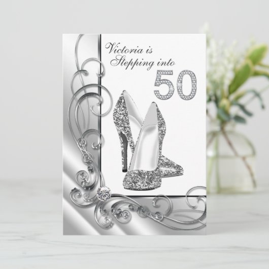 グラムダイヤモンド50の誕生日パーティーにステップイン 招待状 (スタンド正面)