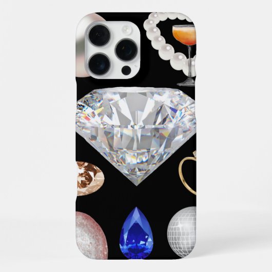 💍グラムダイヤモンド&ジェムズエステティック✨ iPhoneケース (裏面)