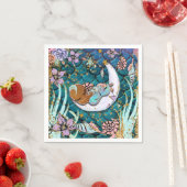 グラムダークマーメイド金ゴールドグリッターボーイズ赤ちゃんシャワー スタンダードカクテルナプキン (インサイチュ)