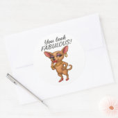 グラムチワワ ラウンドシール (封筒)