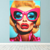 グラムディヴァインレトロシェード キャンバスプリント (インサイチュ (ウッドフロア))