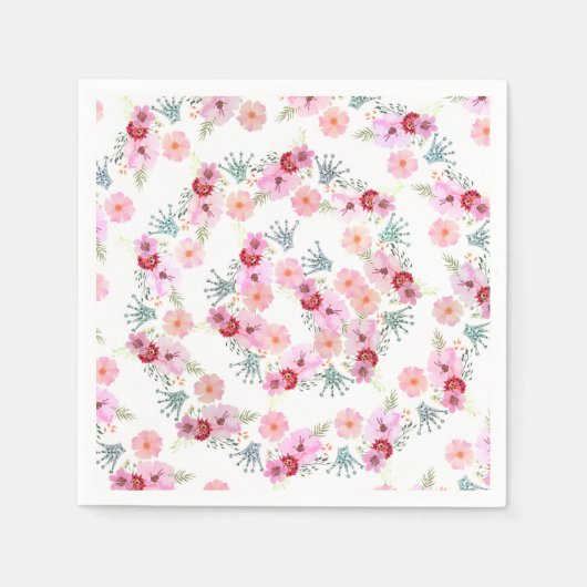 グラムディヴァラマプリンセスバースデーパーティー スタンダードカクテルナプキン (正面)