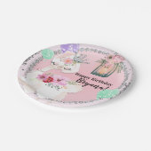 グラムディヴァラマプリンセスバースデーパーティー ペーパープレート (アングル)