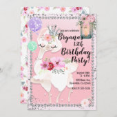 グラムディヴァラマプリンセスバースデーパーティー 招待状 (正面/裏面)