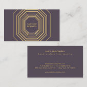 グラムデコジュエリーデザインファッションブティックNo. 3 名刺 (正面/裏面)