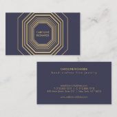 グラムデコジュエリーデザインファッションブティックNo. 6 名刺 (正面/裏面)