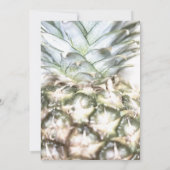 グラムトロピカルパイナップルスウィート16誕生日パーティー 招待状 (裏面)