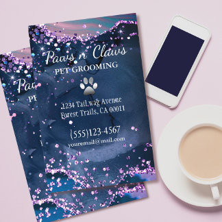 グラムドッグペットグルーミングポーアゲートグリッター チラシ